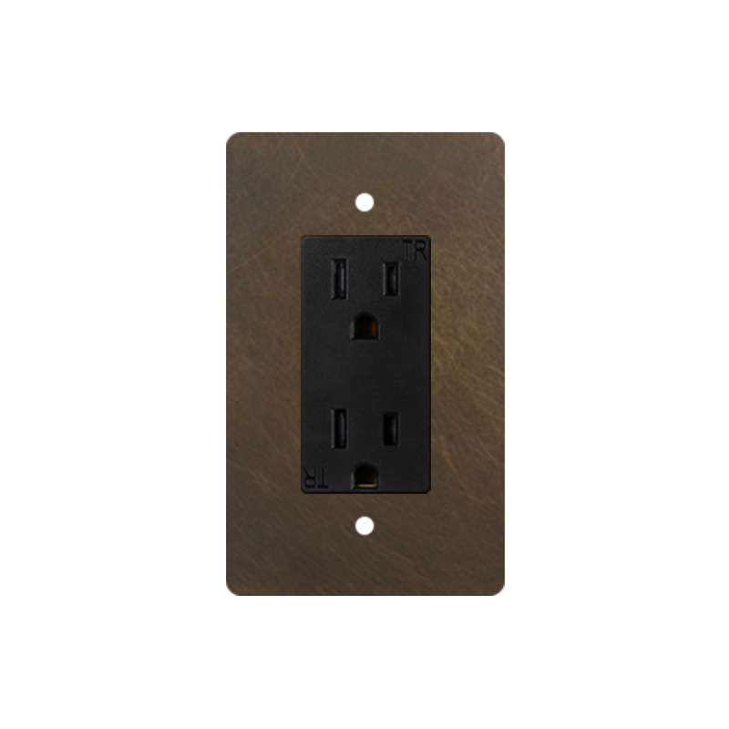 The Brass DUPLEX OUTLET  -1G DUPLEX OUTLET