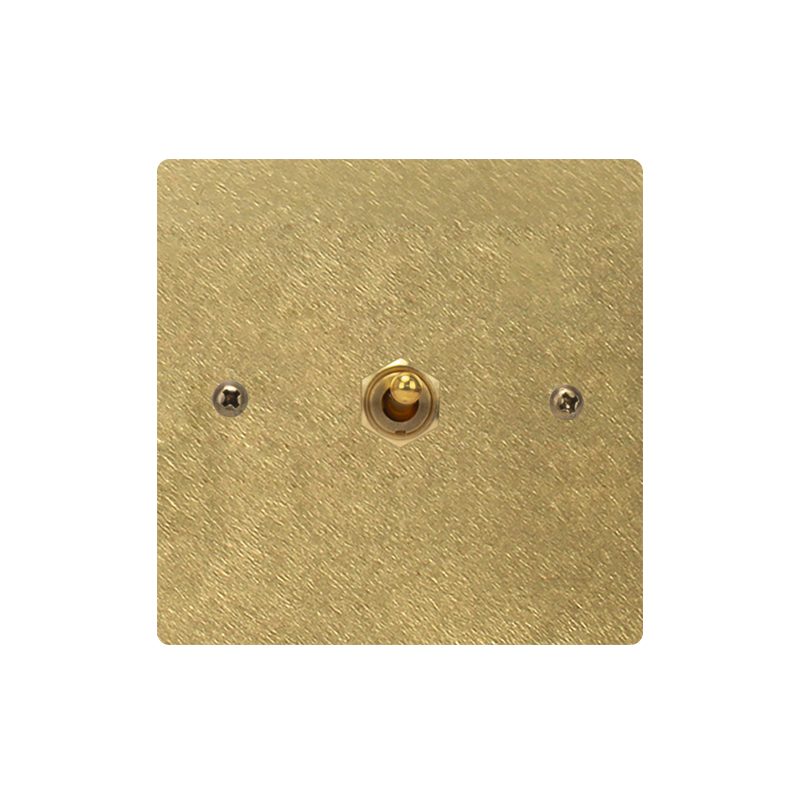 Brass 1 Gang 2 Way Toggle Switch-86*86