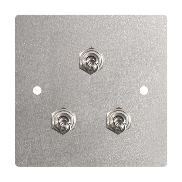 Brass 3 Gang 2 Way Toggle Switch-86*86