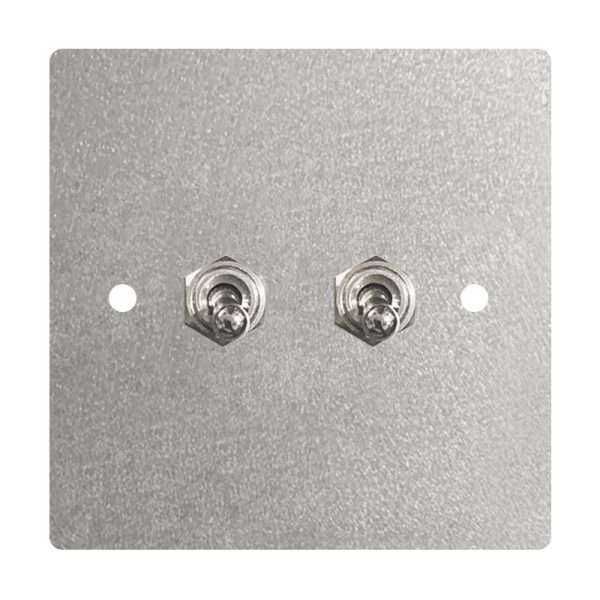 Brass 2 Gang 2 Way Toggle Switch-86*86