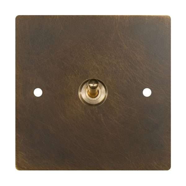 Brass 1 Gang 2 Way Toggle Switch-86*86