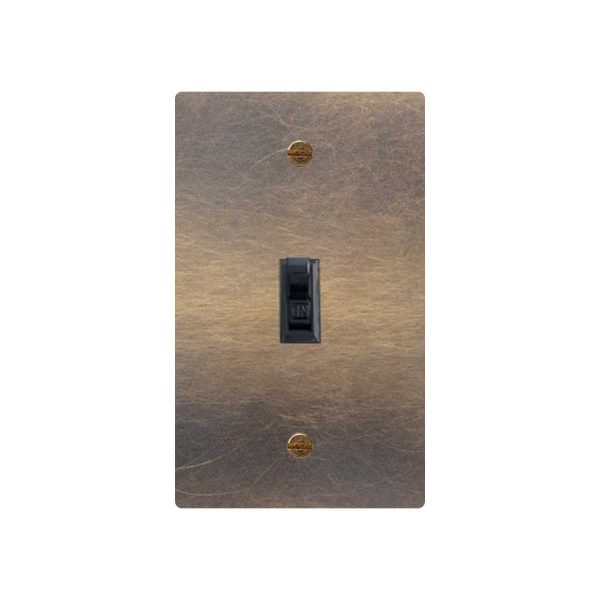 Brass Antique Toggle Switch - 1Gang 2Way Toggle Switch 70*120