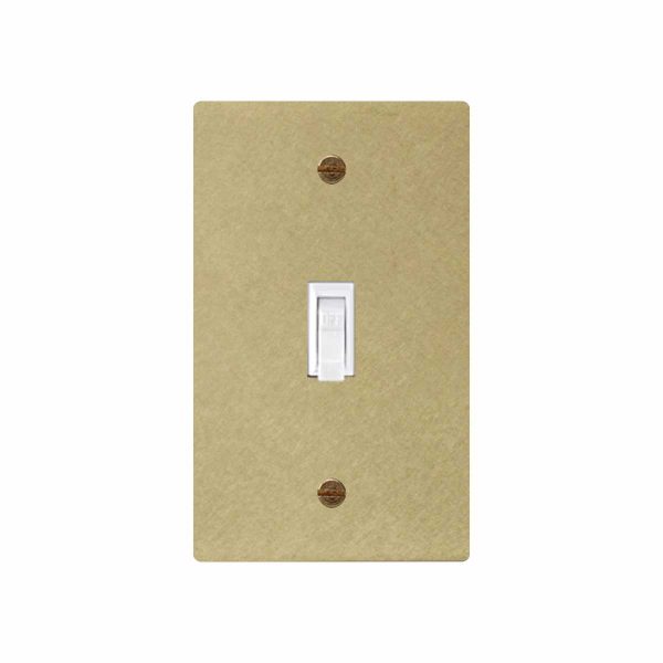 单开美标 Brass Toggle Switch-1Gang 2Way Toggle Switch 70*120