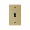 单开美标黑 Brass Toggle Switch-1Gang 2Way Toggle Switch 70*120