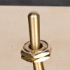 Brass 1 Gang 2 Way Toggle Switch-86*86
