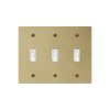 Brass Toggle Switch - 3Gang Toggle Switch 154*120