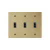 Brass Toggle Switch - 3Gang Toggle Switch 154*120