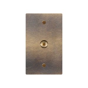 Brass Antique Toggle Switch - 1Gang 2Way Toggle Switch 70*120
