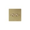 双调光 Brass 1 Gang 2 Gang Dimmer-86*86