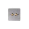 双调光金 Stainless Steel Dimmer – 1Gang 2Gang Dimmer Switch 86*86