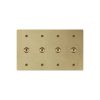 Brass Toggle Switch - 4Gang Toggle Switch 195*120