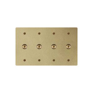 Brass Toggle Switch - 4Gang Toggle Switch 195*120